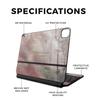 Glossy Glitter Skin Compatible with Apple Magic Keyboard for iPad Pro 13inch (M4) 2024 - Happens for A Reason - 3M Vinyl Protective Decal Cover - Easy to Apply | Crafted in The USA by MightySkins view 2