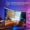 Diyeeni RGB Monitor Light Bar 2-in-1 Dual Light Source, Voice Activated Music Rhythm 7 Colors Curved Eye Caring Computer Lamp Bar with Timer Stepless Dimmer for Office Gaming Desk view 4