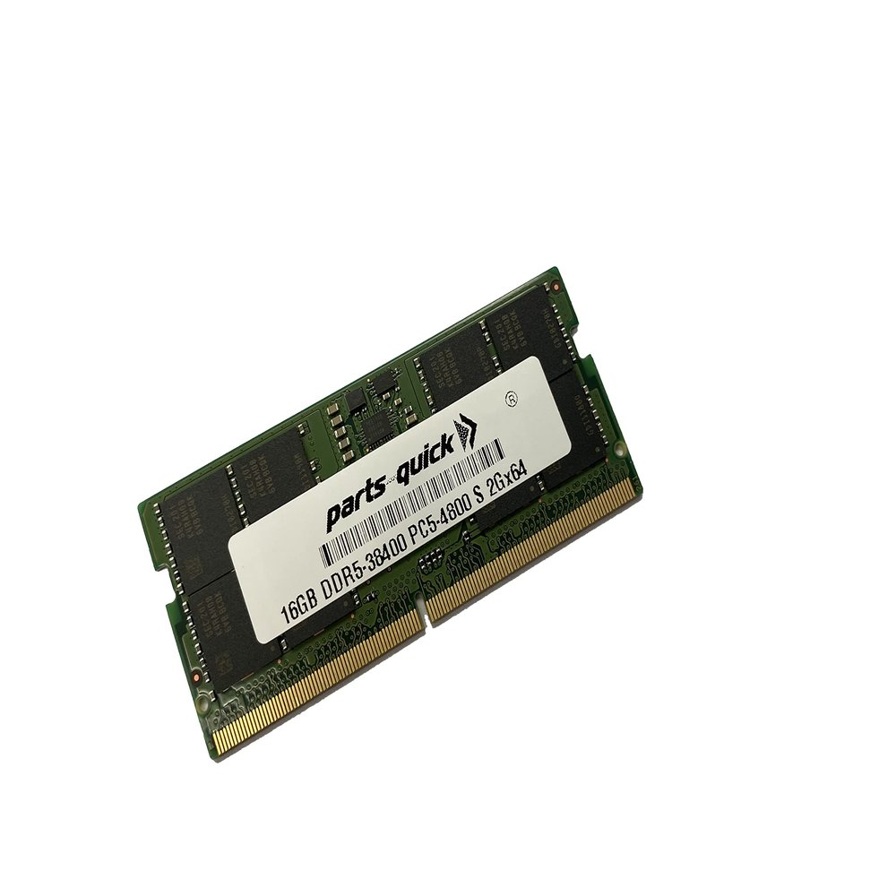 parts-quick 16GB Compatible Memory for Dell Precision Workstation 3460XE Small Form Factor DDR5 1RX8 SODIMM 4800MHz RAM