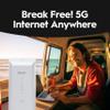 Hitron D60 5G Cellular Router with Sim Card Slot | AX3000 WiFi 6 Router with Mesh WiFi | Certified with T-Mobile, AT&T, US Cellular | Nano SIM, eSIM for Dual Failover Capability |Model # D60 5G view 2