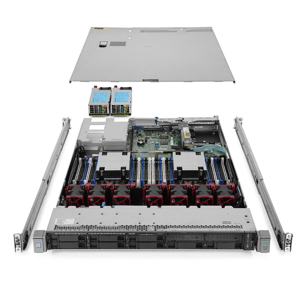 HP ProLiant DL360 G9 Server 2.30Ghz 20-Core 384GB RAM 2X 960GB SAS SSD 6X 2TB (Renewed)
