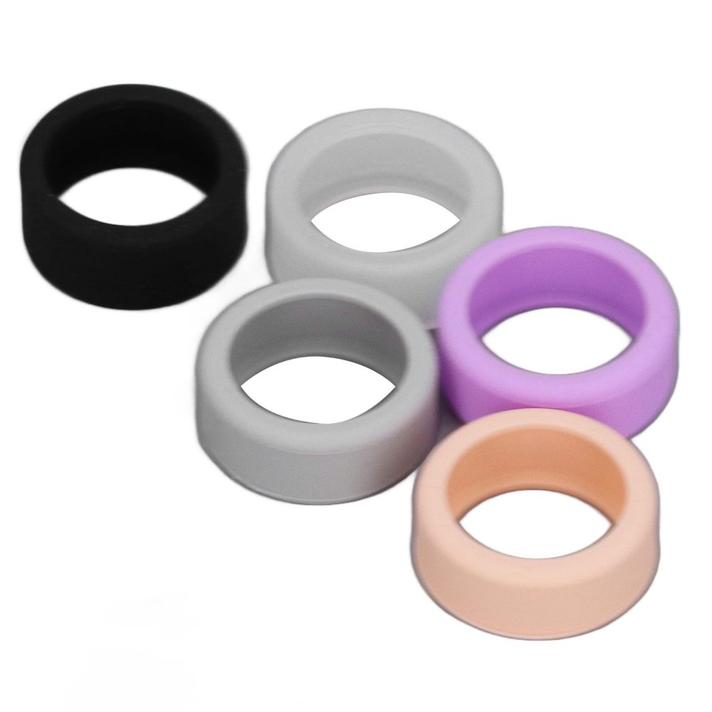 Smart Ring Cover, Anti Scratch Smart Ring Protective Cover Skinfriendly 5 Pcs for Daily Use (M)