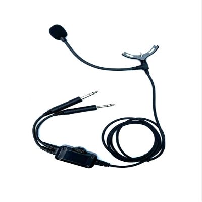 Crystal Mic Pro T (The Typhoon) with TSOd Intricon Microphone. Compatible with Bose 700 Headphones. Transforms Your Headphone into ANR Aviation Headset.