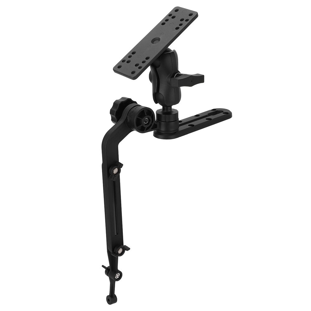 VGEBY Fish Finder Mount Holder with 1.5in Ball Base, for Fish Finder, Kayak Boat Canoe, Suitable for Fishing Enthusiasts
