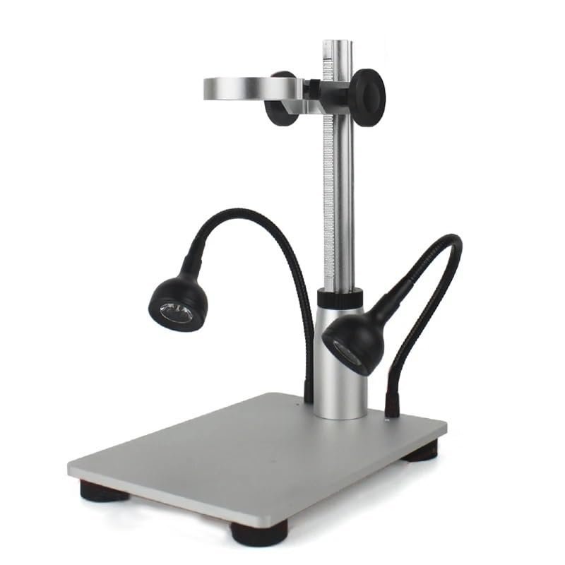 ZTBH Microscope Accessories Kit 1080P HDMI USB Electronic Digital Video Microscope Camera 130X Zoom C Mount Lens USB LED Light for Lab PCB Phone Repair Tools Microscope Slides(Color:C)