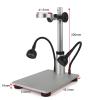 ZTBH Microscope Accessories Kit 1080P HDMI USB Electronic Digital Video Microscope Camera 130X Zoom C Mount Lens USB LED Light for Lab PCB Phone Repair Tools Microscope Slides(Color:C) view 2