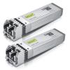 2 Pack of 10GBase-SR SFP+ Transceiver, Compatible with Netgear AXM761 and 1 Pack of 1M Fiber Patch Cable view 2