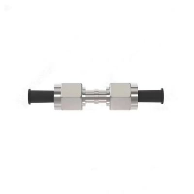 SMA905 Double-Headed Double-nut Quartz Short Fiber Jumper Stainless Steel Connector integrating Sphere Fiber Optic line UV Fiber, Infrared Fiber(Color:UV Fiber 600um)