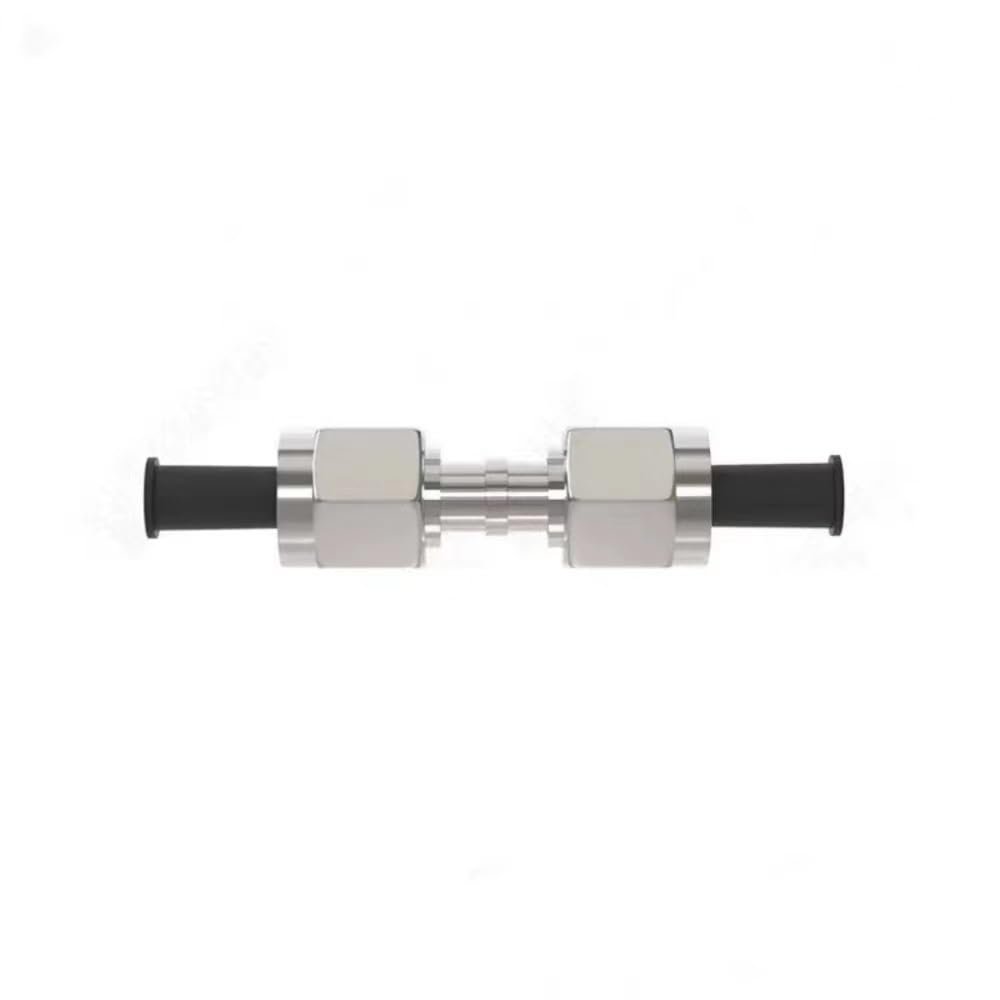 SMA905 Double-Headed Double-nut Quartz Short Fiber Jumper Stainless Steel Connector integrating Sphere Fiber Optic line UV Fiber, Infrared Fiber(Color:UV Fiber 600um)