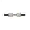 SMA905 Double-Headed Double-nut Quartz Short Fiber Jumper Stainless Steel Connector integrating Sphere Fiber Optic line UV Fiber, Infrared Fiber(Color:UV Fiber 600um) view 1