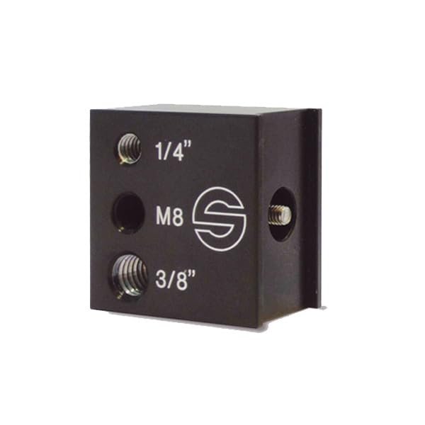 Sachtler 3985 Accessory Adapter with 1/4, 3/8, and M8 Hole