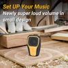 INGA Wearable Bluetooth Speaker, IP67 Waterproof Clip-on Mini Portable Speakers, Wireless Clip Speaker with Built-in Mic, Hands-Free Music and Calls for Work/Riding/Golf/Outdoor(Yellow) view 4
