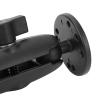 Aluminum Alloy Fish Finder Mount Double Socket Arm, Wide Compatibility, Superior Durability, Full Rotation, 1inch Double Ball Mount w 2 AMPS Round Plates view 4