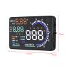 5.5inch Car HUD Car, Auto Windshield Screen Speed Display, OBD 2 EU OBD Compatible, with Driving Mileage Measurement for Cars view 2