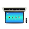 Kunfine Car 14 Inch Overhead Monitor Screen Display LED Vehicle Flip Down Roof Mount Console HDMI TV Player Control Panel NO DVDGrey view 1