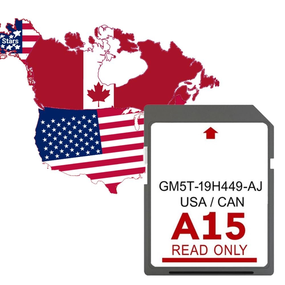 2024 Latest Ford Navigation SD Card Version A15, High Performance, GPS Map of USA/Canada, Only Fit for Ford Lincoln SNYC 2 System