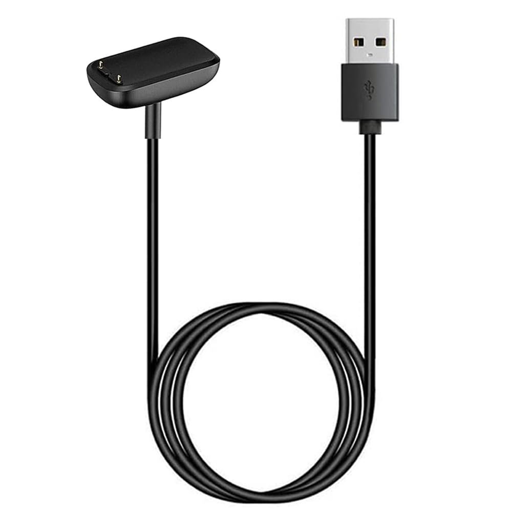 Threeeggs for Charge 6 Charging Cable, USB Charger Cord for Fitbit Luxe Health & Fitness Tracker [3.3ft/100cm]