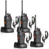 pxton 777S and 888s666s walkie talkies Long Range for Adults Rechargeable with Earpieces and Li-ion Battery,Two Way radios has VOX/TOT/Emergency Alarm/Battery Low Alert/Flashlight/Scan Function12 Pa view 4