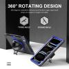 AdirMi Case for iPad Pro 13-inch (M4, 2024, 7th Gen), Upgraded Military Grade Shockproof Cover with Built-in Screen Protector & 360 Rotating Stand & Handle & Shoulder Strap,Navy Blue view 3