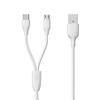 6FT Long USB to Micro & USB-C Charging Cord Wire for Kindle DX, Keyboard, Paperwhite, Paperwhite Kids, Scribe, Oasis & Fire HD Tablets (Compatible with New & Old Gen Kindle E-Readers & Fire Tablets) view 1