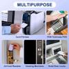 Srutueo 50 Piece Dual Side Card Reader Cleaner CR80 Card Reader Cleaning Cards White POS Swipe Terminal Cleaning Cards, 500438335 view 2