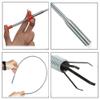 TopHomer 1 Pack Drain Relief Tool with Claws, Stainless Steel Spring Pipe Hair Remover Sink Drain Household Cleaning Tool for Bathroom, Kitchen Sink, Toilet (60cm) view 4