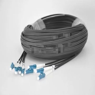 20-100m LC-LC 4-core Lead-in Flat Butterfly Fiber Optic Jumper LC-LC/SC/FC/ST Single-Mode FTTH Jumper Four-core Outdoor(Size:100M,Color:SC-SC)