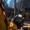 SAMCOM FPCN10A 6 Pcs UHF Walkie Talkies with 6 Way Charging Gang, with 6 Pcs 2 Pin Speaker Shoulder Mic view 2