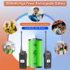 SAMCOM FPCN10A 6 Pcs UHF Walkie Talkies with 6 Way Charging Gang, with 6 Pcs 2 Pin Speaker Shoulder Mic view 4