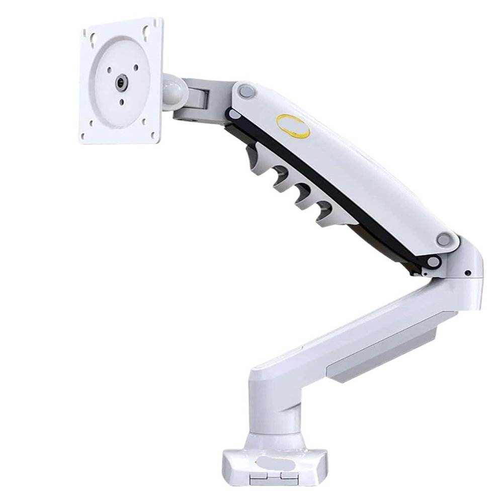 CUFTOBJM F80 Desktop Gas Spring 17-30 Inch LCD LED Monitor Stand Mounting Arm Fully Dynamic Monitor Stand Bearing 2-9 kg(Color:White)