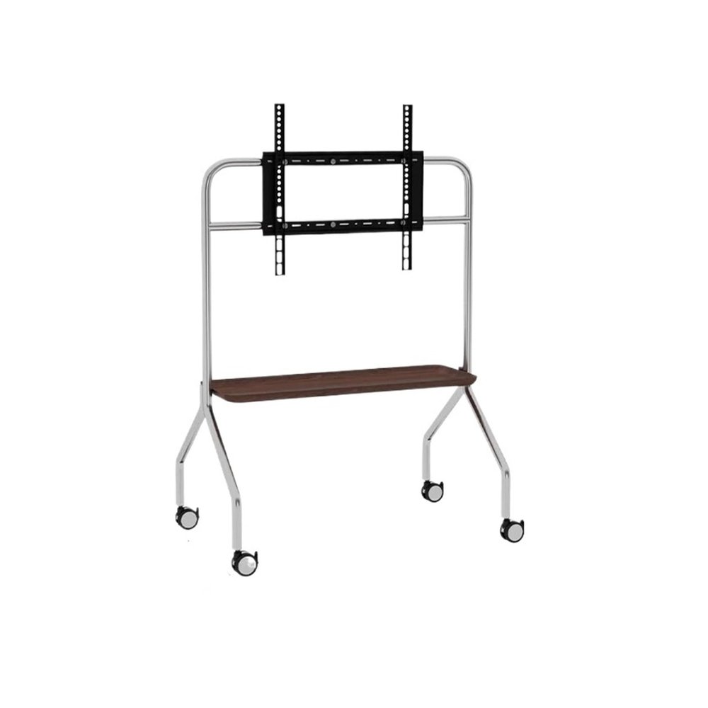 AVXANKTG Stainless Steel TV Floor Stand for Home Living Room and Bedroom Detachable 40-80 inch TV Stand with 360 Moving Pulleys(Color:Monolayer)