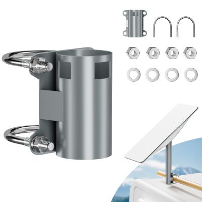 Mounting Kit for Starlink, AstroniSync Widely Applicable Pole Mount for Starlink V2, Easy-to-Install Roof Mount for Starlink Internet Kit Satellite