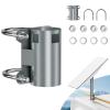 Mounting Kit for Starlink, AstroniSync Widely Applicable Pole Mount for Starlink V2, Easy-to-Install Roof Mount for Starlink Internet Kit Satellite view 1