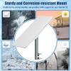 Mounting Kit for Starlink, AstroniSync Widely Applicable Pole Mount for Starlink V2, Easy-to-Install Roof Mount for Starlink Internet Kit Satellite view 4