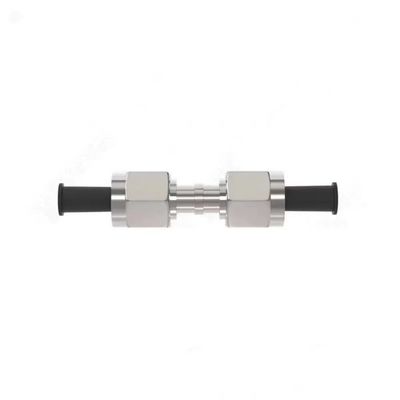 SMA905 Double-Headed Double-nut Quartz Short Fiber Jumper Stainless Steel Connector integrating Sphere Fiber Optic line UV Fiber, Infrared Fiber(Color:Infrared Fiber 800um)