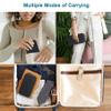 Canboc Carrying Case Compatible with Polaroid Hi-Print 2nd Generation Bluetooth Connected 2x3 Pocket Photo Dye-Sub Printer, Mesh Pocket fits Cable, Paper, Black+Orange (Case Only) view 3