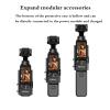 Camera Expansion Adapter for Osmo Pocket 3, with 1/4 Thread Connector Handle Mount Cage Bracket Adapter Housing Frame view 3