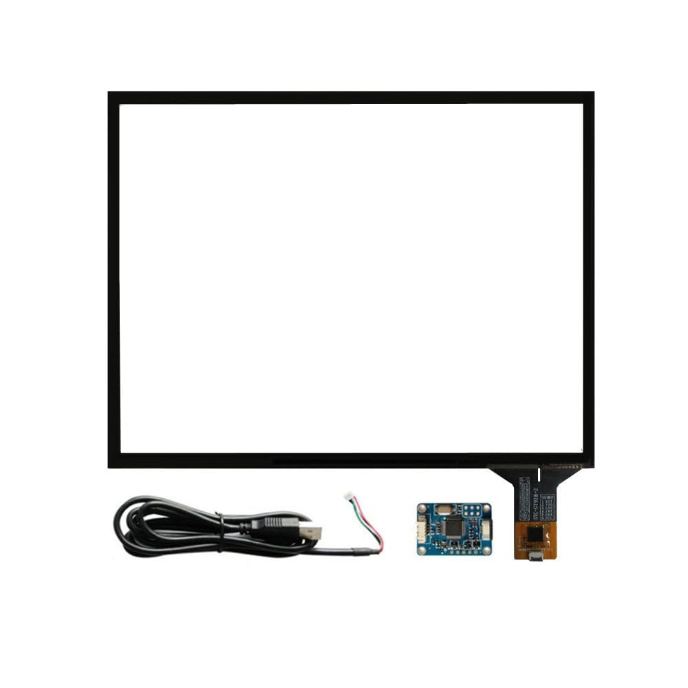 Generic 3.5/4.3/5/6.2/7/8/9/10.1 Inch Raspberry Pi Industrial Equipment PC Car Capacitive Digitizer Touch Screen Panel USB Driver Board (12.1 inches 4:3)
