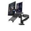 CUFTOBJM F160 10-17.3" Laptop Stand 360 Degree Rotation 10"-27" Air Pressure Full Motion Gas Stand(Color:with USB Cable) view 2