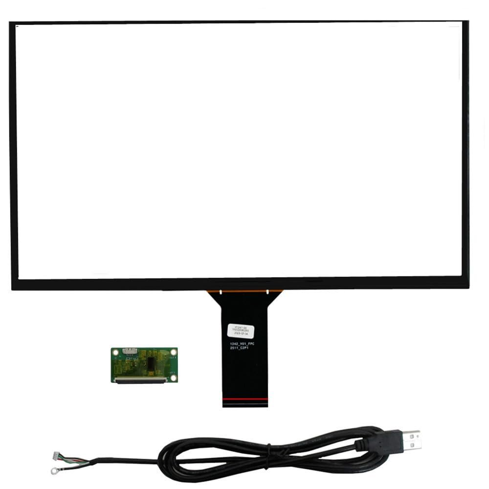10.1/11.6/13.3/14/15.6 Inch Universal Computer Industrial Multi-touch Capacitive Digitizer Touch Screen Panel Glass With USB Driver Board Converter (16 inches)