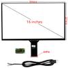 10.1/11.6/13.3/14/15.6 Inch Universal Computer Industrial Multi-touch Capacitive Digitizer Touch Screen Panel Glass With USB Driver Board Converter (16 inches) view 2