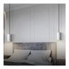 DXYC Modern Green Marble Glass Pendant Light: Copper Island Fixture, Nordic Single Chandelier - Elegant and Natural Stone Design for Bedroom, Dining Room, Kitchen Sink, Restaurant(Color:White) view 3