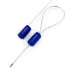 Numbered Security Cable Seals Tamper Proof Steel Wire Cable Tags Pull-Tite Trailer Seals Cable Ties-Strap (50, Blue) view 4