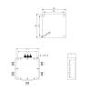 SP4T RF Switch Module, 0.1-6 GHz, Aluminum Alloy Housing, 5V Power Supply, for RF and Radio Communication Systems view 4