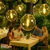 Holiday Bright Lights Belle Luci G40 Replacement Bulbs, Set of 25 Single Filament LED Bulbs for Outdoor Patio String Lights view 4