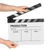 Andoer Acrylic Clapperboard Action Cut Board Movie Film Clapper Film Clapboard Small Clapperboard Movie Director's Slate Cut Action Scene Clapper Board Film Slate Dry Movie Clap Board for Filming view 4