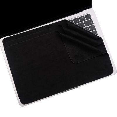 MUBUY-GOL 3 Pack Microfiber Liner Cleaning Cloth 13" with Screen Keyboard Imprint Protection, Laptop Keyboard Protector Compatible with MacBook Pro/AIR 13" and MacBook PRO 14"-Black