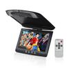 Kunfine Car Overhead Player 9 Inch Wide IPS Screen Video Car Roof Mount Monitor Stereo Flip Down Overhead Car Monitor Remote Control NO DVDBlack view 1