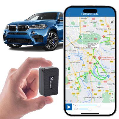 Mini GPS Tracker for Vehicles Winnes Hidden 4G TK913 Magnetic Worldwide Car Real-time Tracking Device Anti-Lost GPS Locator Locate by APP/PC for Vehicles,Kids,Moto,Subscription Required(4-5$/Month)