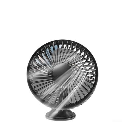 FACULX Car Fan, Portable USB Cooling Fan USB Single Head Car Dashboard Adjustable, for 360 Degree Rotation, 3 Speeds Strong Wind, for Car Dashboard, Desk Fan for SUV/RV/Truck(suction cup)